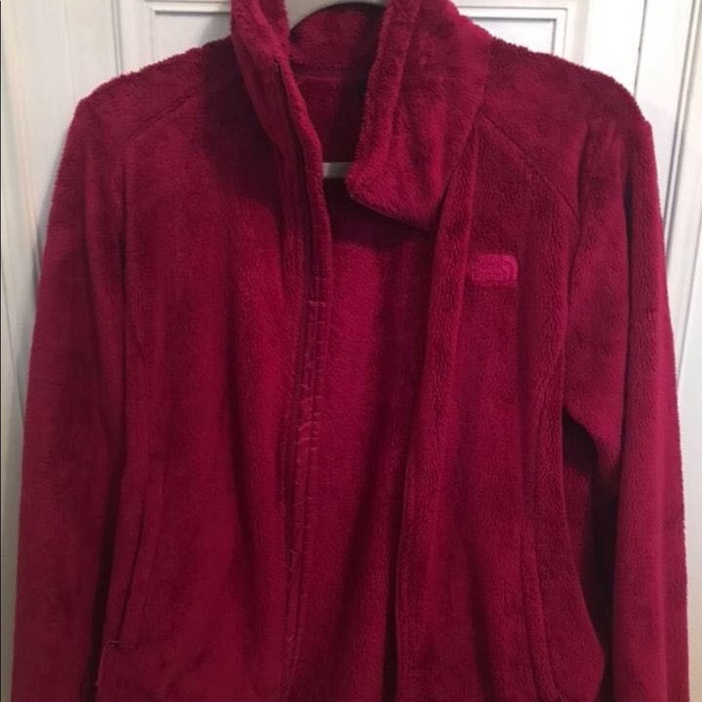 Pink north face